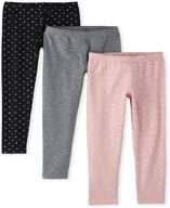 big girls' 3-pack leggings by the children's place logo