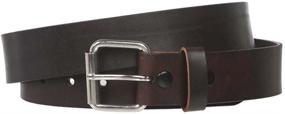 img 3 attached to Premium Oversize Standard Plain Grain Leather Men's Accessories: Remarkable Belts Collection