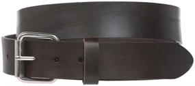 img 4 attached to Premium Oversize Standard Plain Grain Leather Men's Accessories: Remarkable Belts Collection