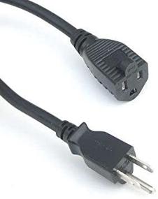 img 1 attached to RiteAV - 2 Feet Power Extension Cord: Versatile Indoor & Outdoor Use