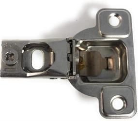 img 2 attached to 🔩 Salice E-Centra Nickel-Plated Metal 106-degree 9/16-inch Overlay Screw-on Face Frame Hinge with 2 Cams (2): Enhanced Durability and Versatile Application