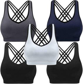 img 4 attached to 👙 Mirity Women's Racerback Sports Bras: Ideal for Lingerie, Sleep, and Lounge Attire