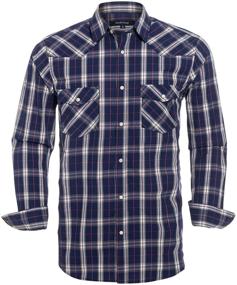 img 4 attached to Stylish Western Shirts with Regular Sleeves - Men's Clothing