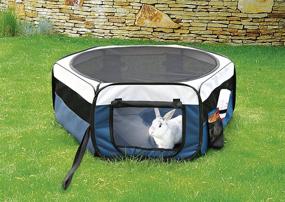 img 3 attached to 🐾 TRIXIE Soft Sided Mobile Play Pen for Pets