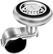 pengpeng steering wheel spinner knob power handle spinner accessory for cars trucks vehicles semi tractors suicide spinner（black） logo