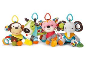 img 1 attached to Skip Hop Activity Teething Multi Sensory Baby & Toddler Toys in Rattles & Plush Rings