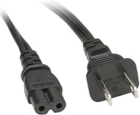 img 1 attached to 🔌 Universal 2 Prong Printer Power Cord for Canon PIXMA MP160 and Various Other Models - Compatible with Canon, HP, Lexmark, Dell, Brother, Epson