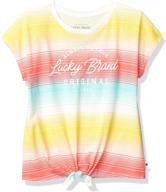 lucky brand girls front serita girls' clothing logo