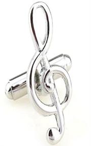 img 1 attached to Treble Musical Instrument Cufflinks Cleaner