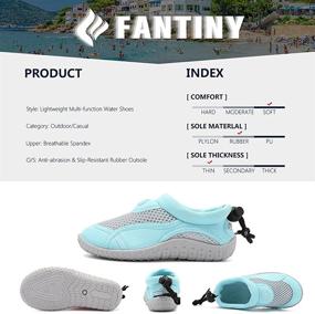 img 1 attached to 👟 CIOR Boys & Girls Water Shoes - Aqua Shoe for Swimming Pool, Beach Sports - Quick Drying Athletic Shoes for Toddlers, Little Kids, Big Kids