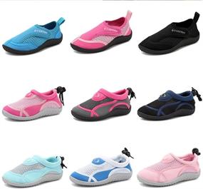 img 3 attached to 👟 CIOR Boys & Girls Water Shoes - Aqua Shoe for Swimming Pool, Beach Sports - Quick Drying Athletic Shoes for Toddlers, Little Kids, Big Kids