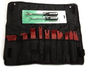 img 4 attached to 🔧 Prylon 13 Piece Steel & Nylon Auto Trim Door Panel Window Molding Upholstery Clip Removal Tool Kit