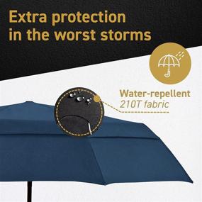 img 4 attached to EEZ Y Windproof Travel Umbrellas Rain: Stay Protected and Dry on Your Travels