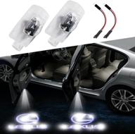 vepara led car door logo light projector courtesy led laser welcome logo lights 3d ghost shadow light compatible with accessories rx/es/gx/ls/lx/is/gs/rc/ux series(2 pack) logo