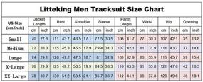 img 1 attached to 👕 Littleking Men's 2 Piece Tracksuits: Casual, Long Sleeve Sweat Suit Set with Full Zipper - Sports Jogging Suits