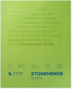 img 1 attached to 📒 Legion Paper Stonehenge Pad: 11x14 White, 15 Sheets