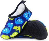 🏖️ quick dry aqua socks for kids - non-slip swim shoes for boys and girls, perfect for beach and outdoor sports logo