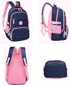 img 2 attached to 🎒 Stay Stylish and Dry with the Fanci Waterproof Backpack Elementary Rucksack