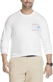 img 4 attached to IZOD Saltwater Graphic T Shirt Peacoat Men's Clothing
