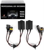 💡 benebolt 9005 9006 9012 led decoder with anti flicker resistor - solve canbus issues | led headlight decoder - 2 years protection - 1 pair logo