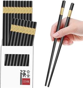 img 4 attached to 🥢 Japanese Dishwasher-Safe Reusable Fiberglass Chopsticks