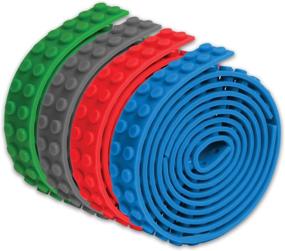 img 2 attached to 🏗️ Build Bonanza BZ2M1-MC12/6 Self Adhesive Tape - Construction Inspired Tape in Blue/Red/Grey/Green