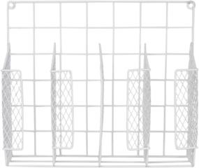img 1 attached to 🧺 Rust Resistant Home Basics Organizer - Ideal for Food Storage: Silver Foil, Wax Paper, Sandwich Bags, Plastic Wrap Mounts