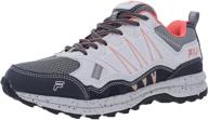 👟 fila women's evergrand tr trail running sneakers: optimal comfort and performance for adventurous women logo