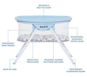 img 1 attached to Dream Me Traveler Portable Bassinet Nursery in Furniture