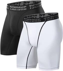 img 4 attached to TSZITONG Compression Athletic Underwear Baselayer