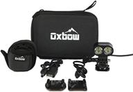 oxbow gear voyager dirt bike helmet light kit - gopro compatible, 2100 lumens, rechargeable battery - illuminate your ride! logo