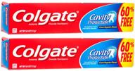🦷 colgate cavity protection toothpaste with fluoride - 4 oz (2 pack): ultimate dental shield logo