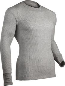 img 3 attached to 👕 Indera Men's Heavyweight Thermal Cotton Waffle Knit Underwear Top