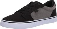 top-rated dc men's anvil tx se skate shoe: durable and stylish footwear for skateboarding logo