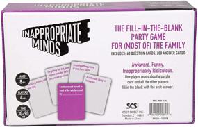 img 1 attached to 🃏 Inappropriate Minds - Hilarious Fill-in-The-Blank Party Game for (Most of) The Family (8+) -for Kids, Teens, Tweens, and All Ages - Ideal for Camps, Sleepovers, or Holiday Parties