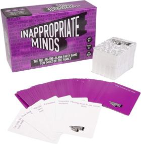 img 4 attached to 🃏 Inappropriate Minds - Hilarious Fill-in-The-Blank Party Game for (Most of) The Family (8+) -for Kids, Teens, Tweens, and All Ages - Ideal for Camps, Sleepovers, or Holiday Parties
