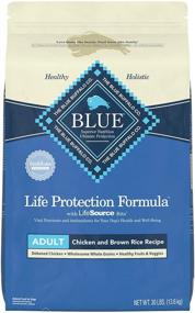 img 4 attached to 🐶 Natural Adult Dry Dog Food - Blue Buffalo Life Protection Formula