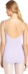 img 1 attached to 🩱 Capezio Women's Camisole Leotard: Adjustable Straps for Perfect Fit!