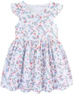 🌸 mud kingdom floral little holiday girls' dresses: charming & stylish clothing logo