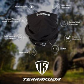 img 3 attached to Terra Kuda Face Clothing Gaiter Sports & Fitness