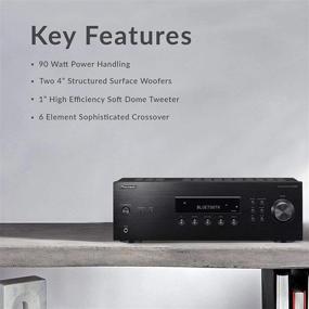 img 1 attached to Улучшите свой домашний аудио-опыт с ресивером Pioneer SX-10AE Stereo - Bluetooth.