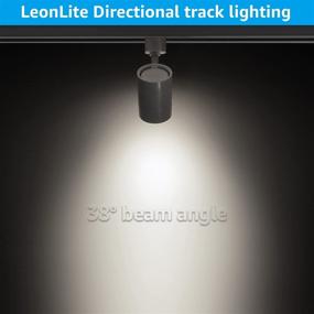 img 1 attached to 🔦 LEONLITE Dimmable LED Track Lighting Heads - Pack of 4 - 550lm, 8.5W - Single Circuit H Track Compatible - CRI90, 4000K Cool White - 5 Year Warranty