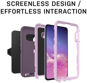 img 1 attached to OtterBox DEFENDER SERIES SCREENLESS EDITION Case for Samsung Galaxy S10e - BLACK