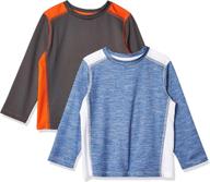 👕 amazon essentials toddler 2 pack long sleeve boys' clothing for active play логотип