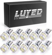 🔆 luyed 10x 310 lumens super bright canbus w5w 194 168 2825 led bulbs - xenon white (newest heat dissipation design) logo