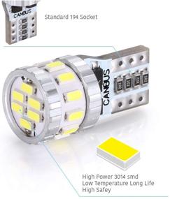 img 3 attached to 🔆 LUYED 10X 310 Lumens Super Bright Canbus W5W 194 168 2825 LED Bulbs - Xenon White (Newest Heat Dissipation Design)