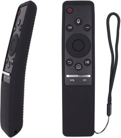 img 4 attached to Remote Control BN59-01265A BN59-01266A With Black Silicone Cover For Samsung HDTV UN49MU6300 UN49MU630D UN50MU6300 UN55MU6300 UN60MU6300 UN60MU630D UN65MU6300 UN65MU630D UN75MU6300