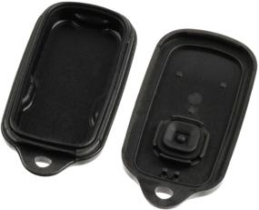 img 1 attached to 🔑 Replacement Key Fob Shell Case & Pad for Toyota 1999-2009 4runner / 2001-2008 Sequoia