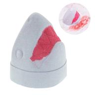 🩸 red dissolving shark attack blood bath bomb, 150g with chamomile essential oil - improved seo logo