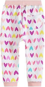 img 3 attached to Charlene Max Toddler Little Sweatpant Girls' Clothing and Pants & Capris